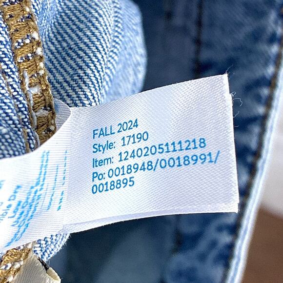 Marine Layer Flare Jeans Womens 2 Blue Bridget Preppy Classic Retro Coastal Boho - Picture 13 of 15